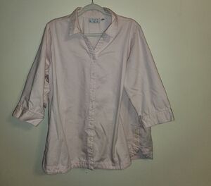 Joan Rivers Blush Pink Collared Shirt